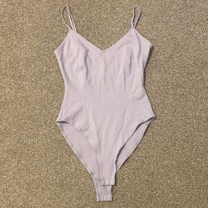 Forever 21: Light purple bodysuit w/ open back